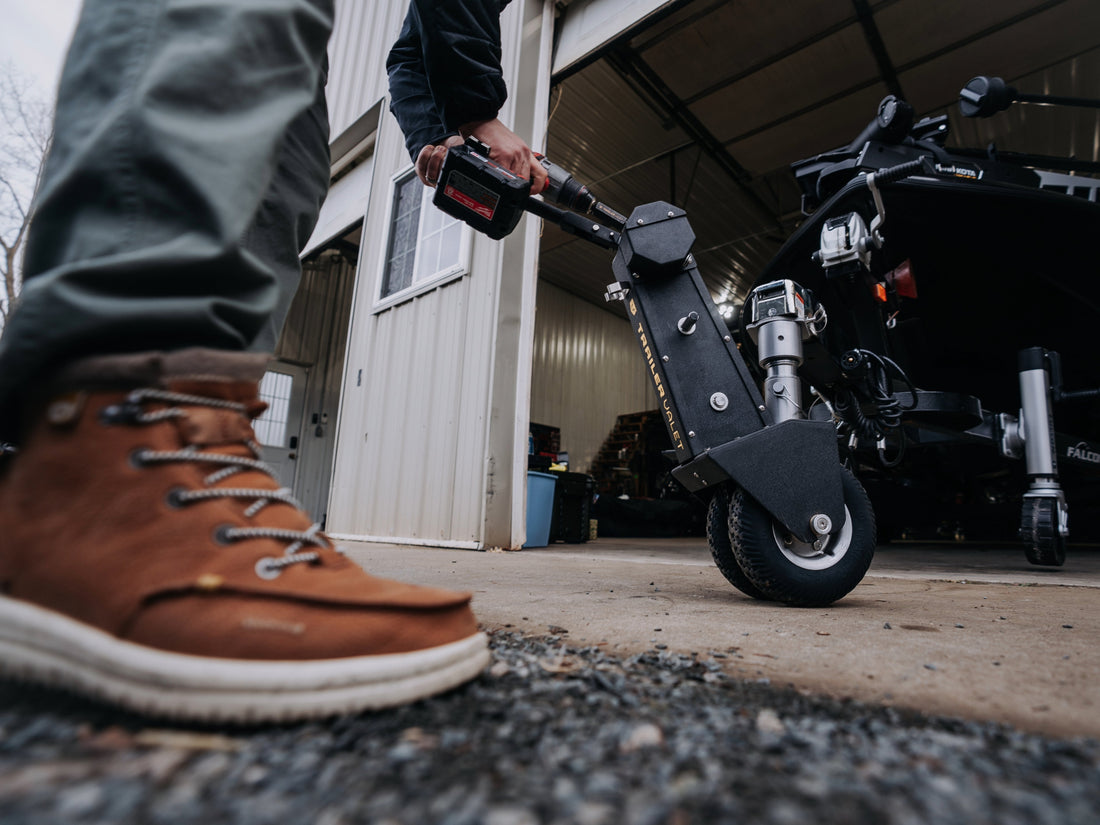 Working on Slopes Safely: When to Use a Dolly and When to Use Your Vehicle