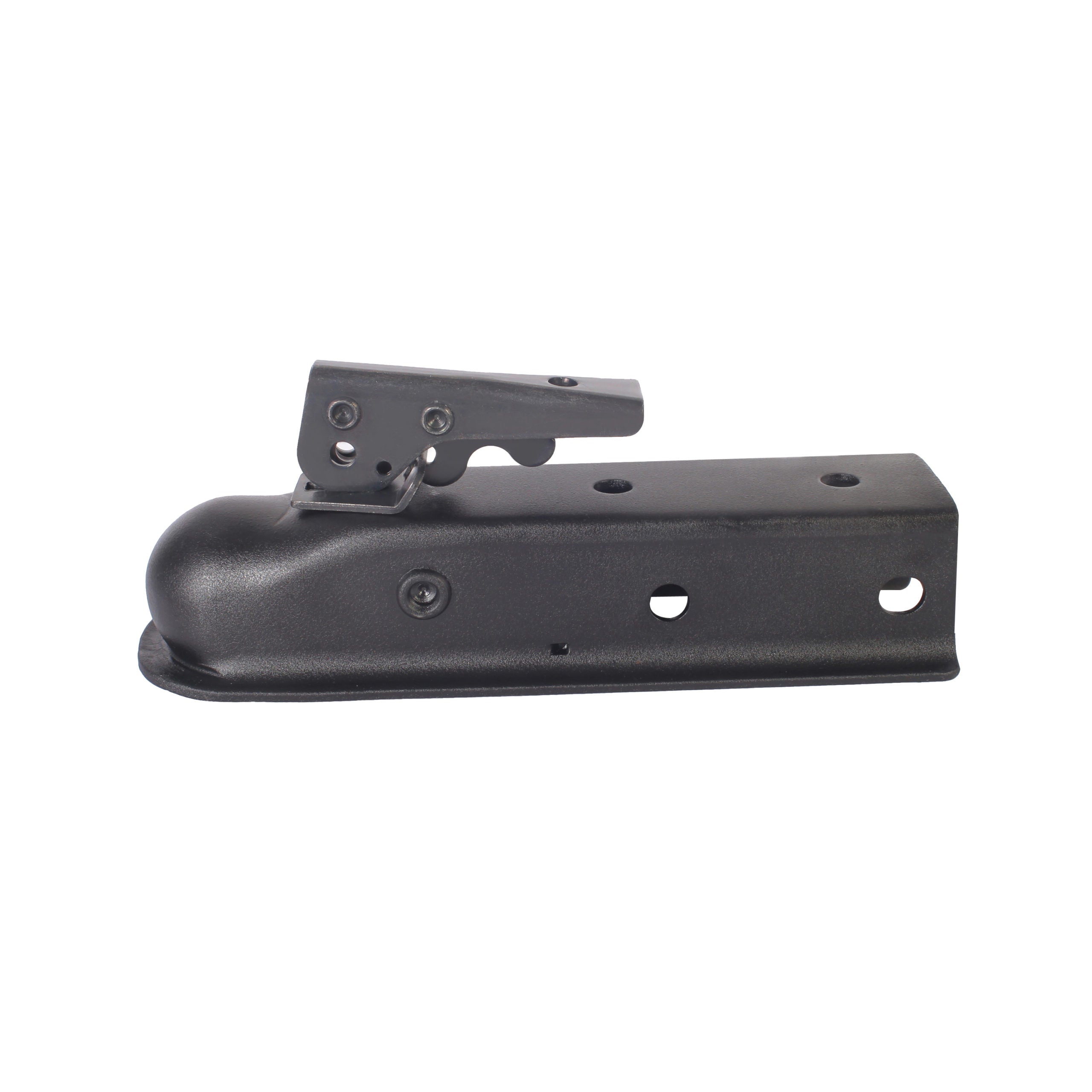 Right-side view of blackout coupler highlighting latch mechanism and build quality - BSCS2007