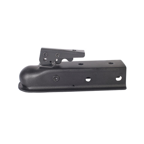 Right-side view of blackout coupler highlighting latch mechanism and build quality - BSCS2007