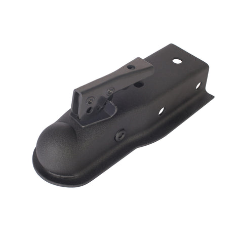 Display 3,500 lbs blackout coupler with 2-inch ball mount for secure trailer towing - BSCS2007