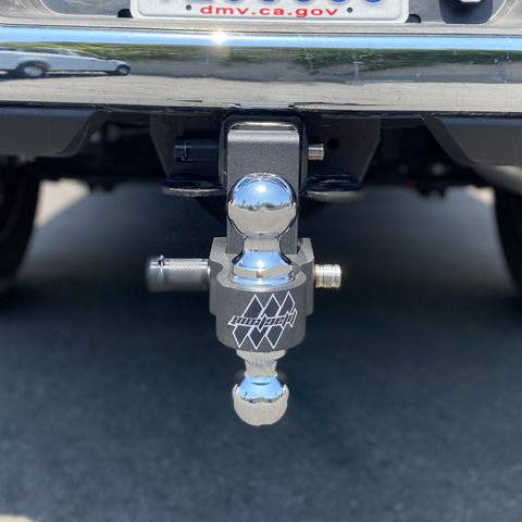 Highlight front perspective of hitch for aggressive towing aesthetics - REFBSDH0033