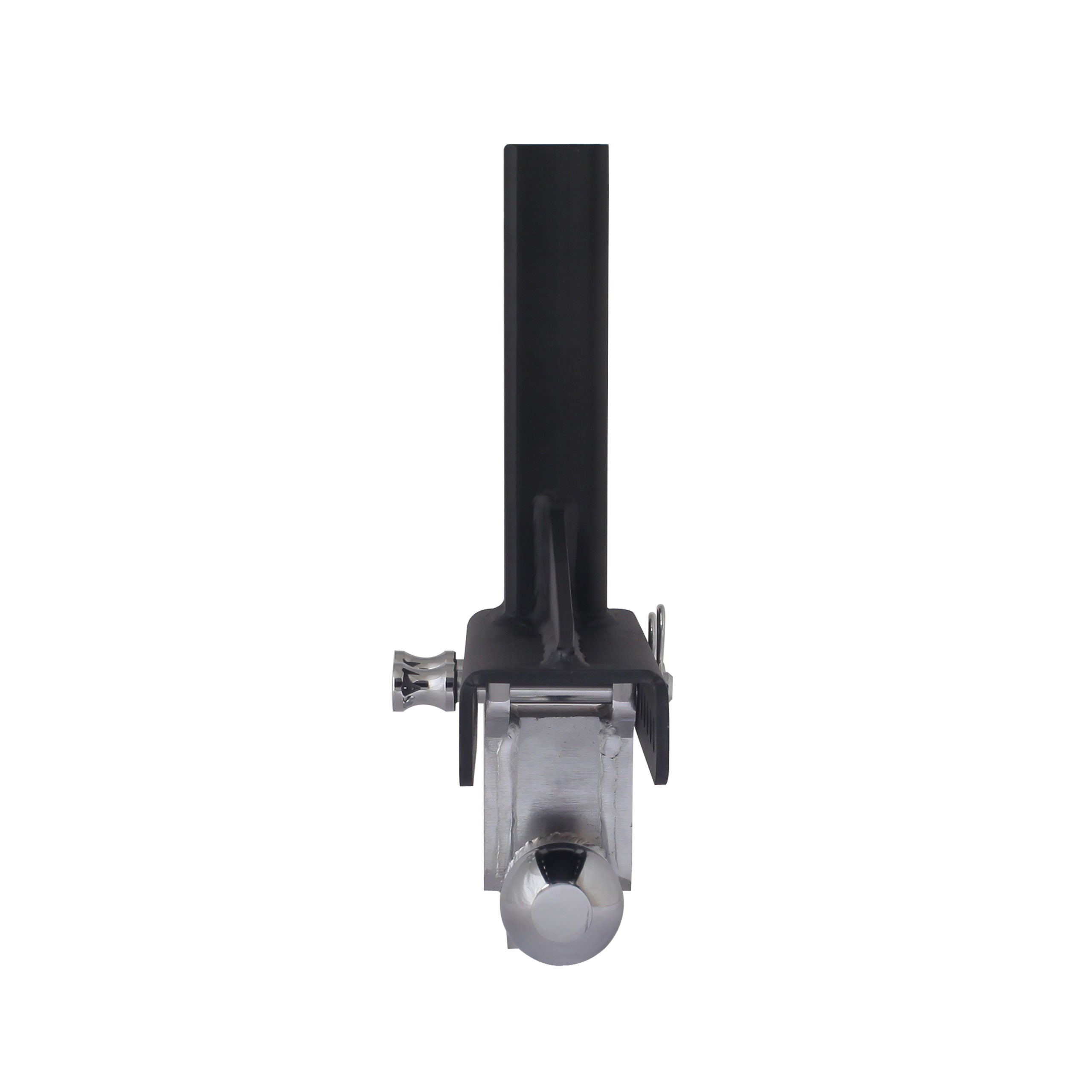 Underside view of heavy-duty blackout hitch showing durability and structure - BSDH0040