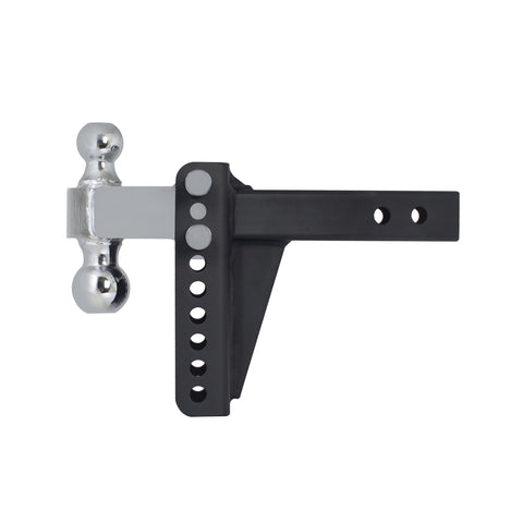 Right side view of dual-ball hitch designed for tough towing conditions - BSDH0040