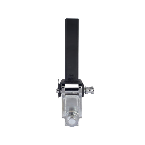 Top-down view of adjustable drop hitch for versatile towing with 14K capacity - BSDH0040