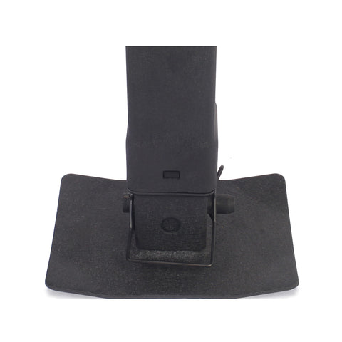 Footplate view of 15-inch travel trailer jack with durable steel support - BSJPSW10