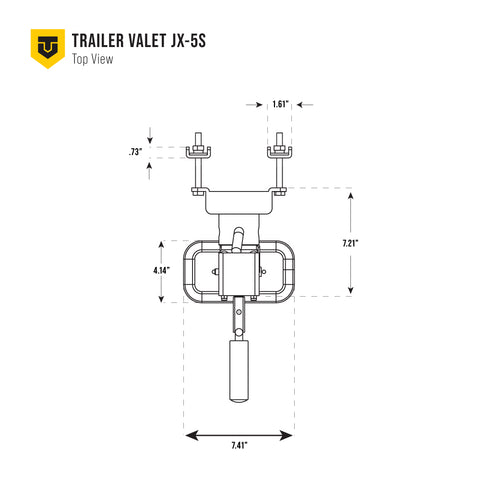 JX 5,000 lb Side Mount Drill Jack