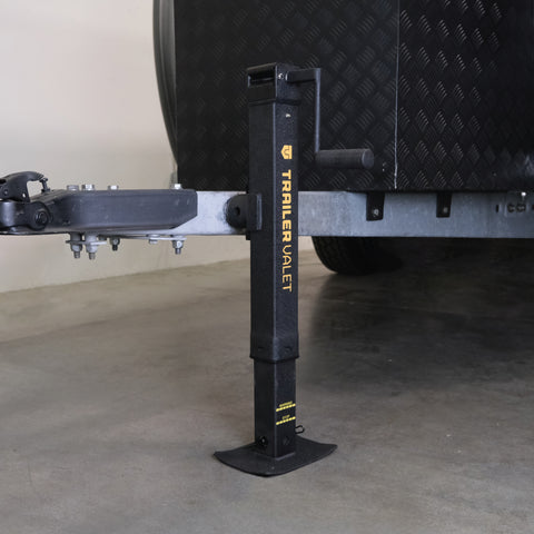 TVJX7-P mounted and extended on trailer frame