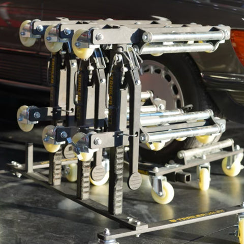 Support de rangement mobile pour chariot à roues