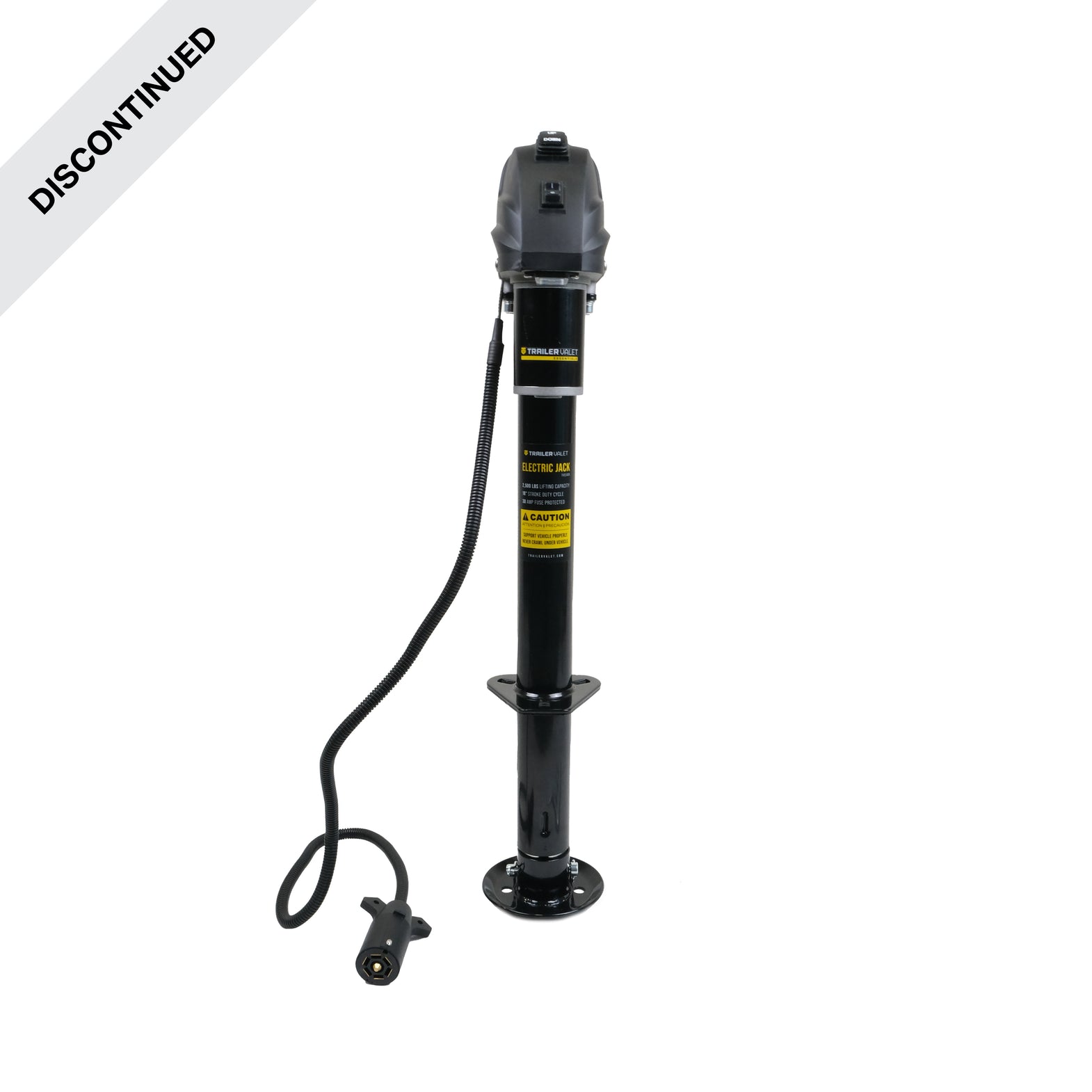 Trailer Valet Drill Powered Trailer Jack – Heavy Duty 2,000 Lb Capacity With Wheel & Drill Adapter