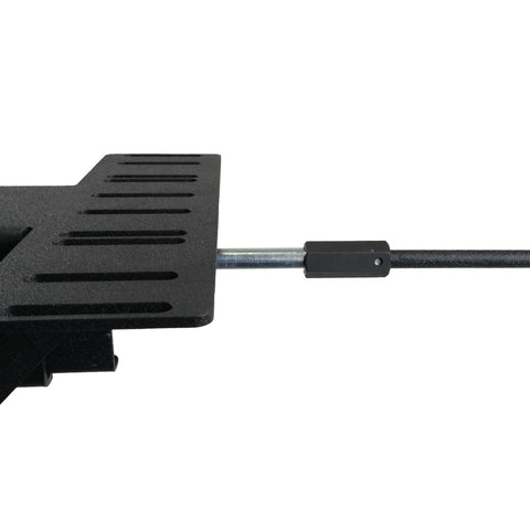 Side crank close-up – easy-to-use Trailer Valet Stabilizer Jack adjustment controls - STJS0010