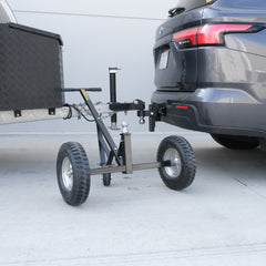 The Trio Bundle - Adjustable Height Trailer Dolly, 10K Adjustable Drop Hitch, and a JX 5K Center Drill-Powered Jack