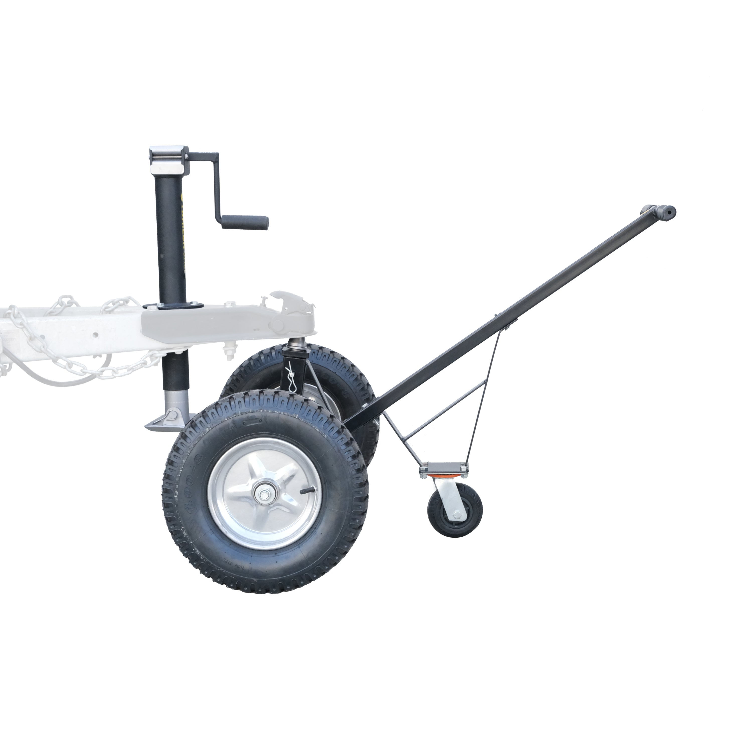 Trailer Valet JX Jack and Dolly in trailer setup – included in Standard Bundle for maneuverability - TVEHADB1