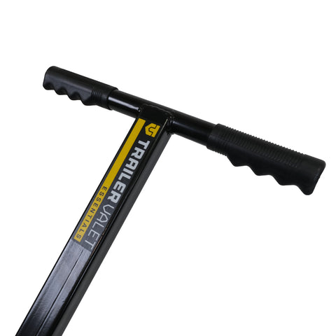 Handle detail shot – comfortable grip and control for precise trailer alignment - TVEHAD