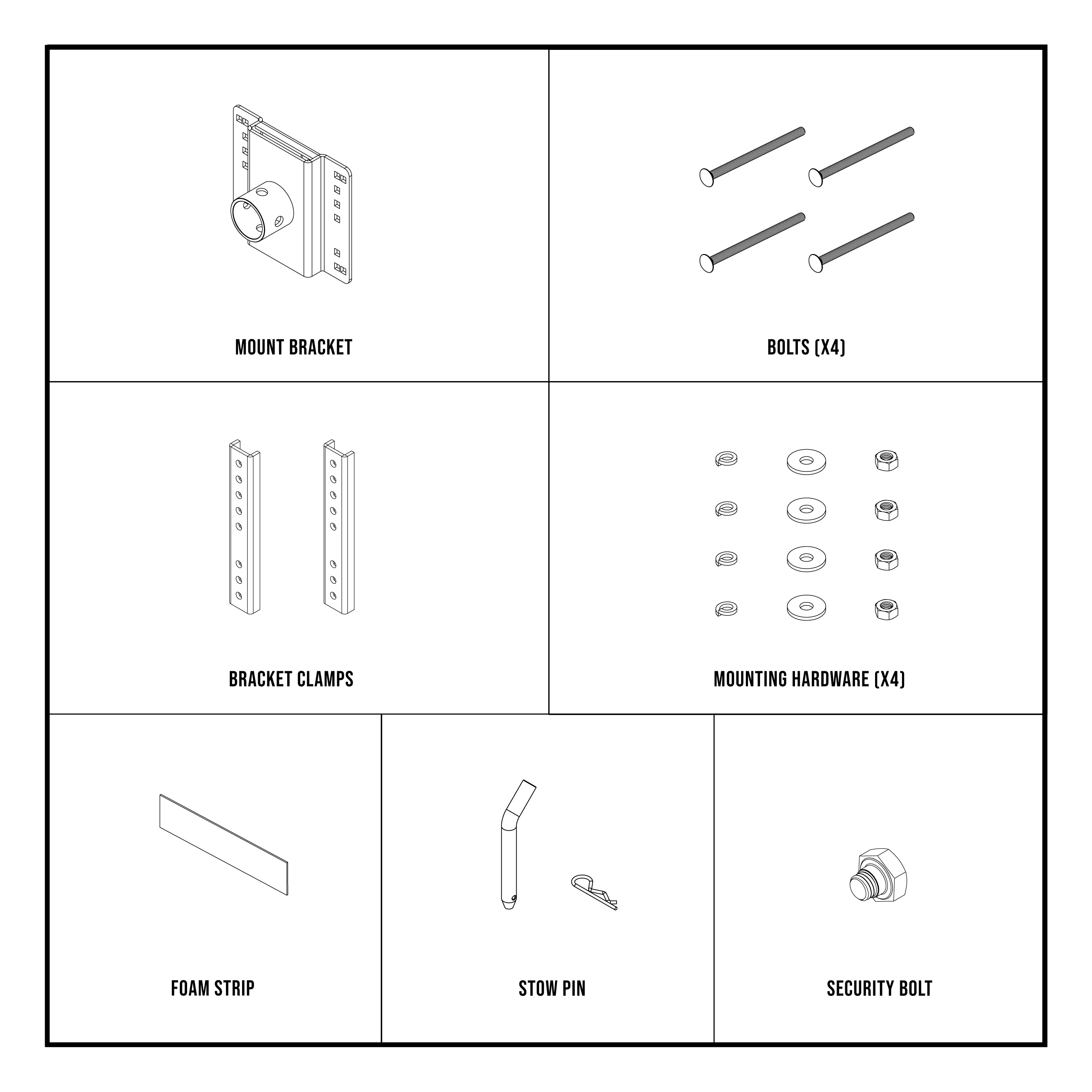Trailer Valet Full Range Mount – Fits Large Trailer Frames