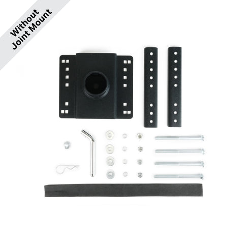 Trailer Valet mount bracket shown without joint – adjustable hitch accessory component - TVFRMB