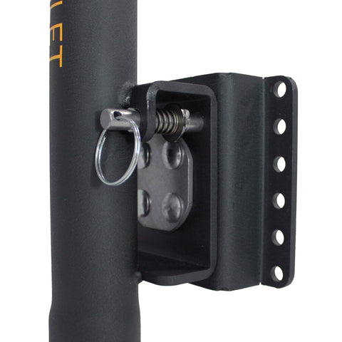 Close-up of pull-pin feature on JX2-S - TVJX2-S