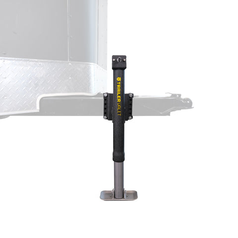 Trailer Valet JXS 5K side mount jack attached to trailer - TVJX5-S