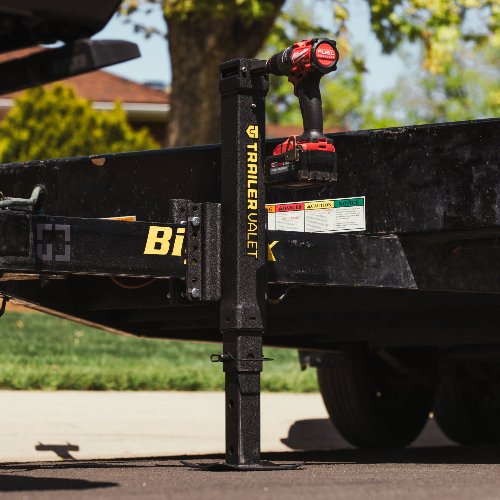 Trailer Valet JX7-S 7,000 lb Side-Mount Drill-Powered Jack