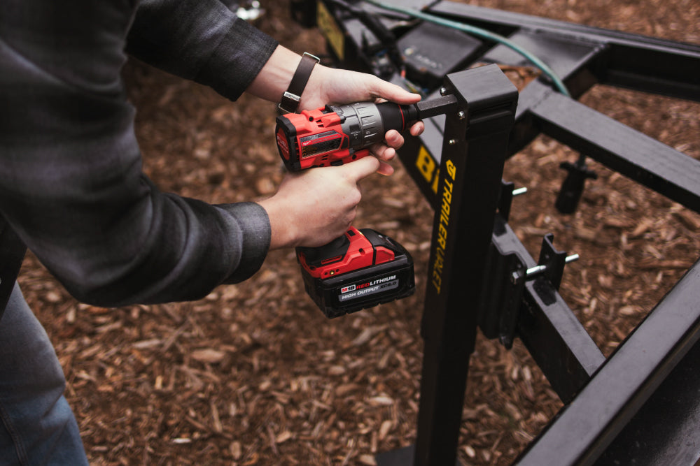 Trailer Valet JX7-S 7,000 lb Side-Mount Drill-Powered Jack