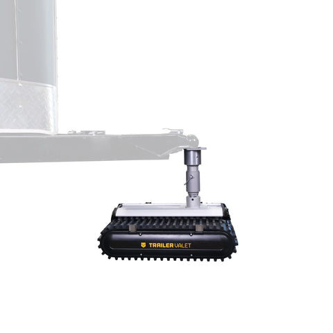 RVR5 robotic trailer mover attached to trailer – side view in use - TVRVR5