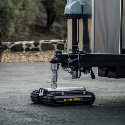 Lifestyle scene using RVR5 on pavement with user and remote - REFTVRVR5