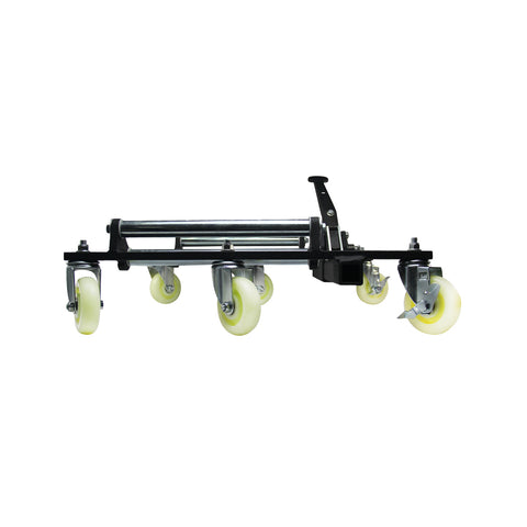 Showcase Trailer Valet Wheel Dolly front view to highlight form and fit - REFTVWDX