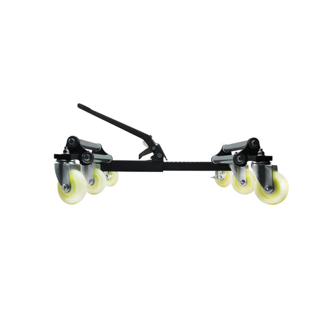 Rotate Trailer Valet Wheel Dolly to right for axle and frame inspection - REFTVWDX