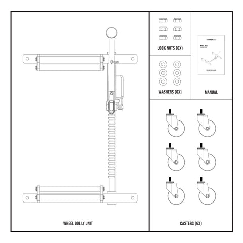 View Trailer Valet Wheel Dolly package contents for informed purchase decisions - REFTVWDX