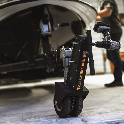 Trailer Valet XL lifestyle with both ball sizes - TVXLBOTH