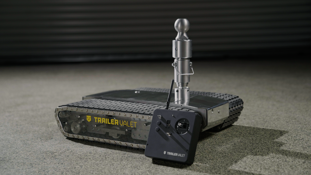 Angled view of RVR12 with ball mount – digital render with dark background - TVRVR12